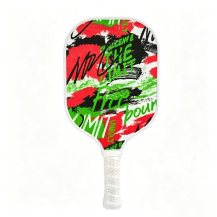 1Pack Fashion Graffiti Pickleball Paddle, Non-Slip Grip